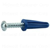 PLASTIC ANCHOR KIT SIZE#10X1" PHIL 07573 