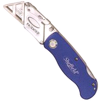 UTILITY KNIFE 12113 SHEFFIELD  BLUE FOLD
