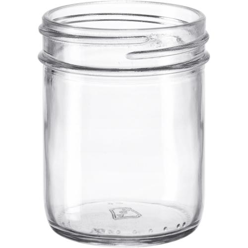 JAR  8OZ GLASS 58MM 12/CS 