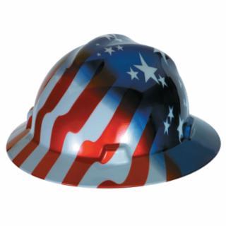 HARD HAT MSA FULL BRIM STARS 10071157 