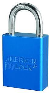PADLOCK  AMERICAN BLUE A1105B 1"SH 