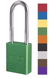 PADLOCK  AMERICAN A1107GREEN 3"SH 