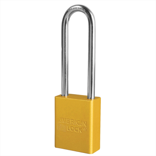 PADLOCK  AMERICAN YELLOW A1107YLW 3"SH