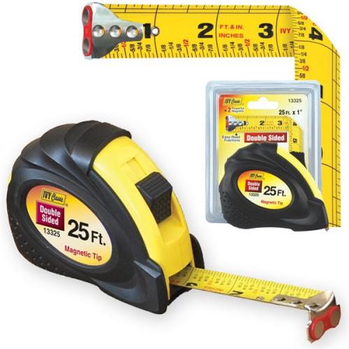 TAPE MEASURE  25' IVY EASY READ 13325 W/MAGNET