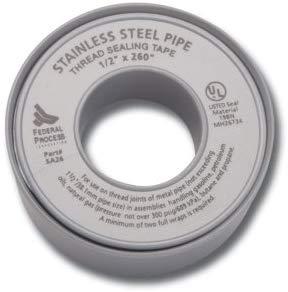 TAPE TEFLON STAINLESS 1"X260" 14141 