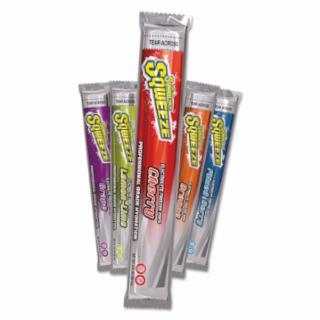 Sqwincher X352-W7600 Electrolyte Freezer Pop, Cherry, Grape, Lemon, Mixed Berry, Orange Flavor, 3 oz Pack