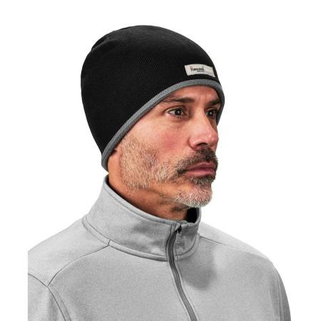 WINTER KNIT CAP  BLACK BEANIE W/THINSULATE LINER