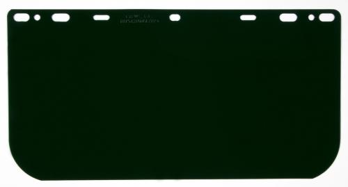 VISOR/FACESHIELD DK GRN 8X15X.060 181542 