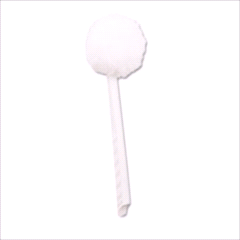 BOWL MOP  WHITE 10" PLASTIC HDL.