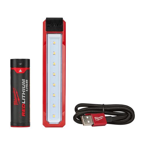 Milwaukee 2112-21 Rechargeable Pocket Flood Light, 4 VDC, LED Lamp, 445 Lumens