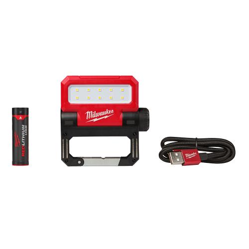 FLASHLIGHT FLOOD PIVOTING MILWAUKEE RECHARGEABLE