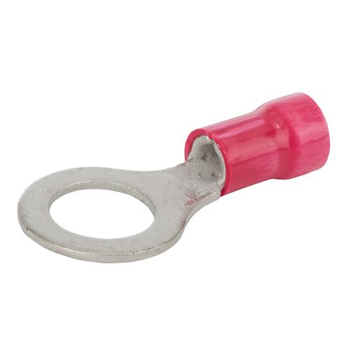 CONNECTOR  STUD RING VINYL 6 RED 22-18 