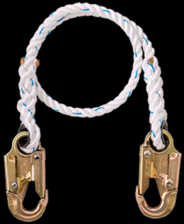 LANYARD  ROPE 5/8"NYL 25' 2-SNAP HOOK 