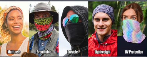 FACE GUARD  COLOR BAND ASSORTED COLORS