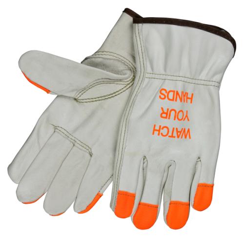 GLOVES LEATHER DRIVER 3213HVIXL LOGO 