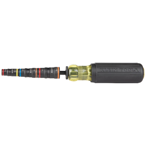 SCREWDRIVER  KLEIN 7-IN-1 IMPACT RATED FLIP SOCKET SET WITH HANDLE