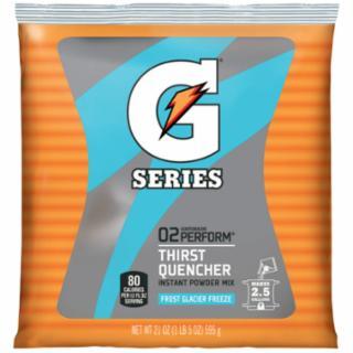 Gatorade 33677 Thirst Quencher Instant Powder Sports Drink Mix, Powder, Glacier Freeze Flavor, 21 oz Pack