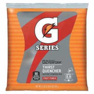Gatorade 33691 Thirst Quencher Instant Powder Sports Drink Mix, Powder, Fruit Punch Flavor, 21 oz Pack