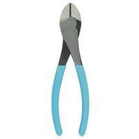 Channellock 337 Diagonal Cutting Pliers, 7 in OAL, Blue Handle, Ergonomic Handle, 0.81 in W Jaw, 0.79 in L Jaw