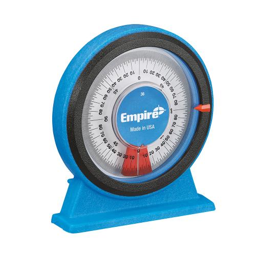Empire 36 Magnetic Protractor, 0 to 360 deg, Polycast