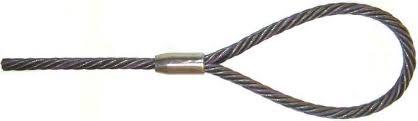 SLING WIRE ROPE CHOKER 3/8"x4'  1.4 TON VERTICAL  1.1 TON CHOKER  2.9 TON BASKET