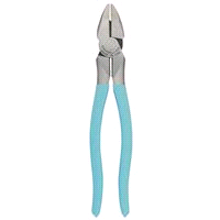 Channellock 369 Lineman's Plier, 9-1/2 in OAL, 0.73 in Cutting Capacity, 0.28 in Jaw Opening, Blue Handle, 1.32 in W Jaw
