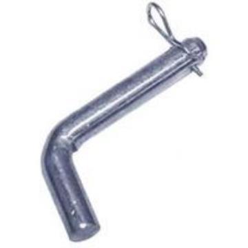 Koch 4019213 Bent Hitch Pin, 2 Hitch, 1/2 in Dia Pin, 3 in OAL, Zinc