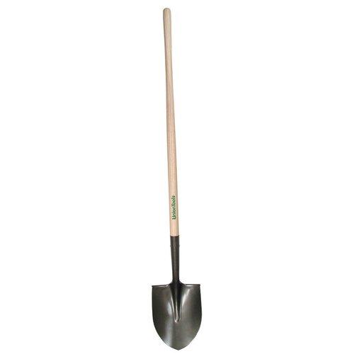 UnionTools 40191 Shovel, 9-1/2 in W Blade, Steel Blade, Hardwood Handle, Straight Handle, 48 in L Handle