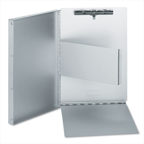 CLIPBOARD  ALUM .5" FOLDING STORAGE 8.5X11"
