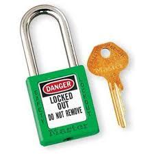 PADLOCK  MASTER 410GRN GREEN LOCKOUT 