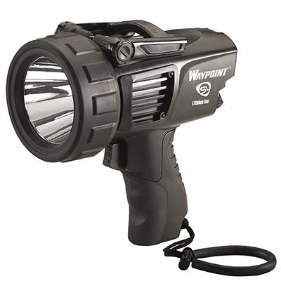 FLASHLIGHT WAYPOINT RCHGABL 1000L BLACK 