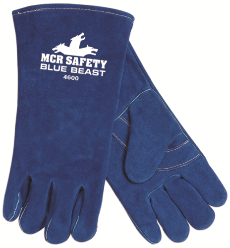 GLOVES  WELDING BLUE BEAST REINFORCED THUMB & PALM