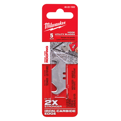 BLADES UTIL KNIFE HOOK MILWAUKEE 5PK