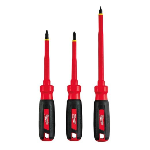 SCREWDRIVER SET  3PC 1000V INSULATED MILWAUKEE