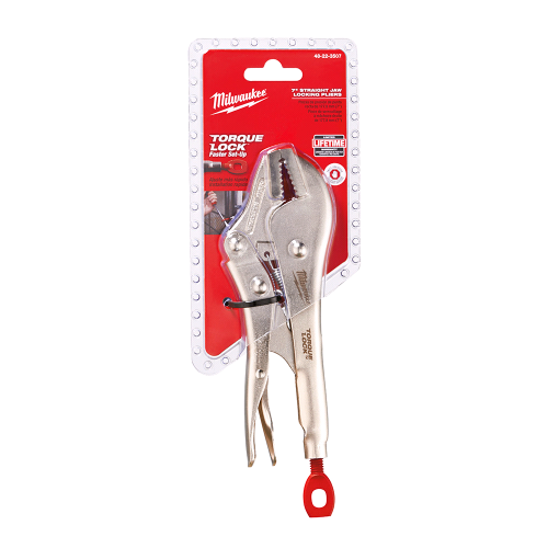 PLIERS  LOCKING 7" STRAIGHT JAW MILWAUKEE 48-22-3507