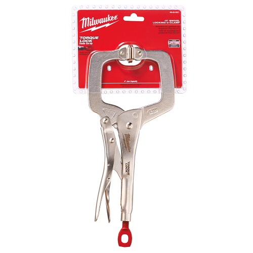 PLIERS  LOCKING 11" SWIVEL C-CLAMP MILWAUKEE 48-22-3521