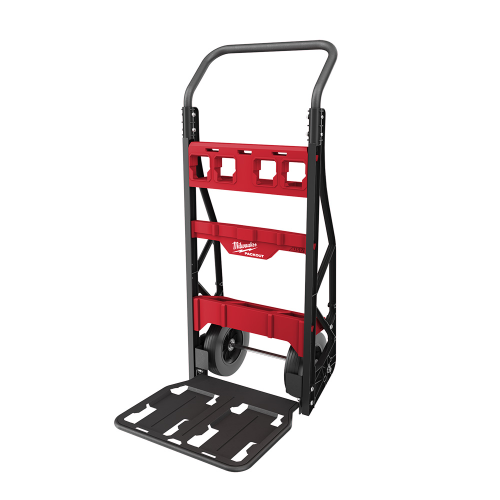 Milwaukee PACKOUT 48-22-8415 Wheel Cart, 400 lb, 2-Wheel, No-Flat Wheel, Steel