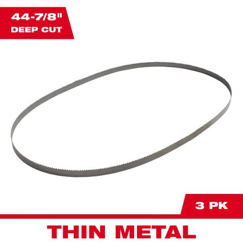 Milwaukee 48-39-0521 Series Band Saw Blade, Applicable Materials: Copper, Metal, Angle Iron, Copper, Metal