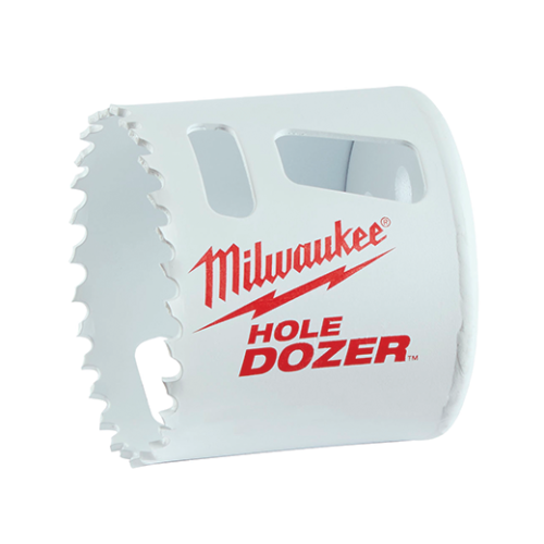 Milwaukee 49-56-0193 Hole Saw, 3-1/2 in Dia, 1-5/8 in D Cutting, 5/8-18 Arbor, Bi-Metal Cutting Edge