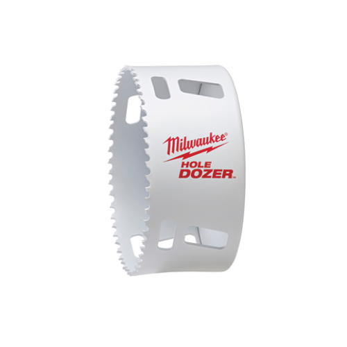 Milwaukee Hole Dozer 49-56-0213 Hole Saw, 4 in Dia, 1-5/8 in D Cutting, 5/8-18 Arbor, Bi-Metal Cutting Edge