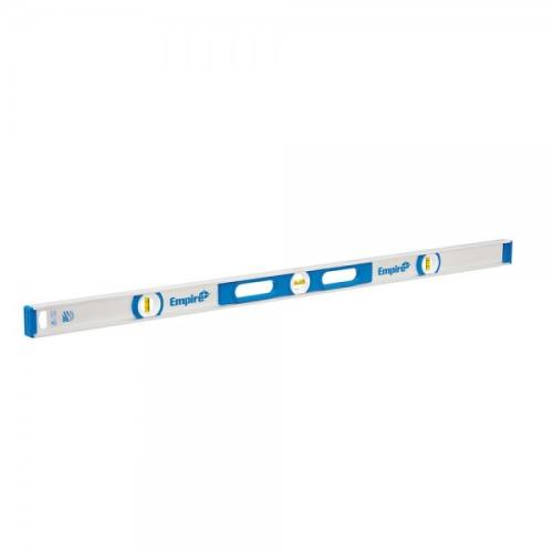 Empire 500 Series 500.48 I-Beam Level, 48 in L, 3-Vial, Nonmagnetic, Aluminum, Blue