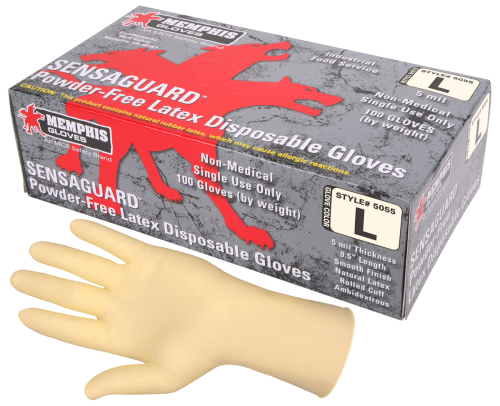 GLOVE LATEX POW.FREE LG 100/BX 5055L 