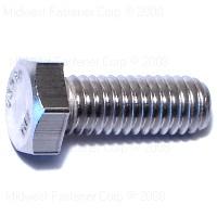 BOLT  STAINLESS 3/8x1 HEX CAP 04735 50/BX