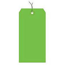 TAG LG GREEN W/WIRES #5 13PT 1000/BX 