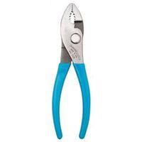 Channellock 526 Slip Joint Pliers, 6-1/2 in OAL, 3/4 in Jaw Opening, Blue Handle, Comfort Grip Handle, 1-9/32 in W Jaw