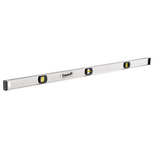 Empire 540-48 I-Beam Level, 48 in L, 3-Vial, Non-Magnetic, Aluminum, Silver