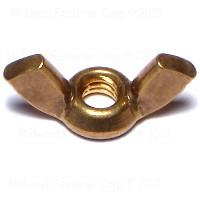 WING NUT  BRASS 1/4-20 10/BX