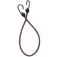 Keeper A06031Z Bungee Cord, 30 in L, Rubber, Orange/Yellow, Hook End
