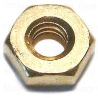NUT  MACHINE BRASS 12-24 HEX 40/BX