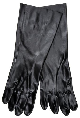 GLOVES PVC BLACK 18" 6218 